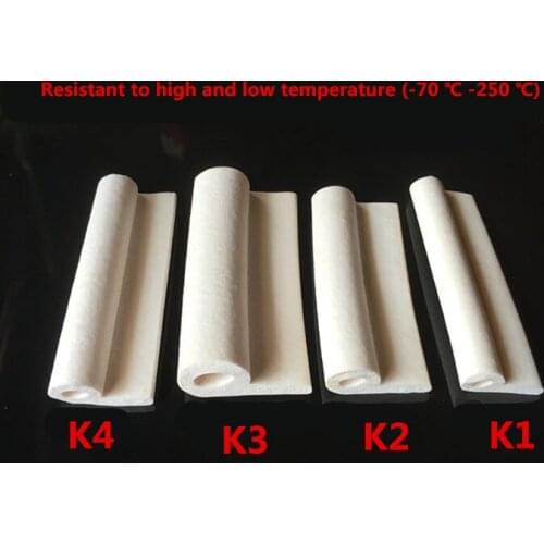 Silicone foam 9 note high temperature sealed strip oven seal silicone sponge P type of high temperature foam rubber sponge