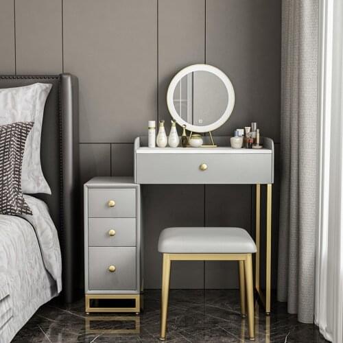 Dresser Small 50 Locker Bedside One-in-one Makeup Table Bedroom Small Household Type bedroom furniture set vanity mirror desk