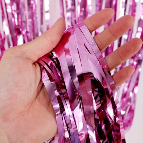 Halloween Wedding Birthday Party Anniversary Decoration Supplies Wedding Room Background Design Decoration Rain Silk Curtain