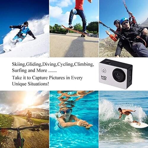 SJ4000 waterproof sports DV camera aerial photography diving trip recorder HD 1080P HDMI 170° wide-angle lens 2.0 inch screen