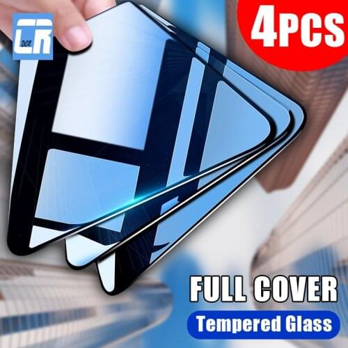 4Pcs Full Tempered Glass on the for Honor X10 X20 50 SE Play 5T 4T Pro Screen Protector Honor 10i 9 10 10x Lite Protective Film