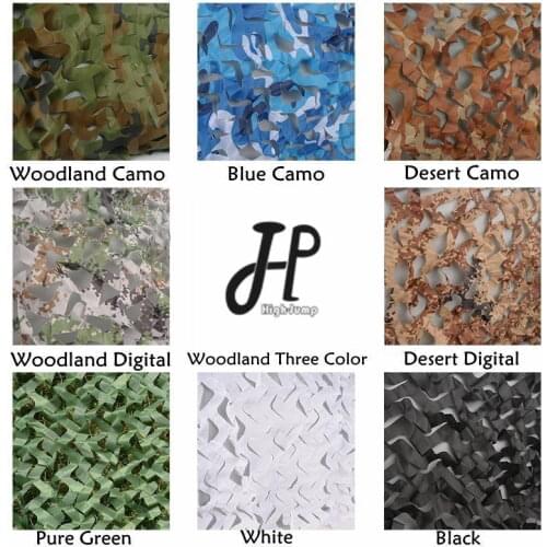 1.5*4M Military Camouflage Net Camping Tent 150D Polyester Sun Shelter Car Cover Outdoor Camping Hunting Fishing SunShade