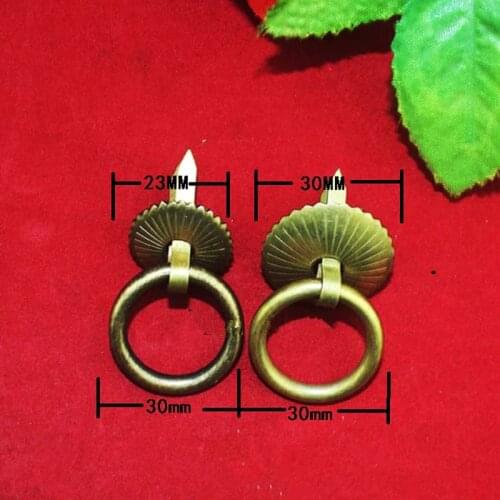 Retro Iron Kitchen Drawer Cabinet Pin Handle Vintage Furniture Knobs Antique Wooden Box Case Cupboard Pin Pull Mini Handles,1PC