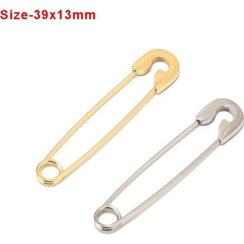 20pcs Safety Pins Sewing Tools Accessory Stainless Steel Needles Safety Pin Brooch Apparel Accessories For DIY Jewelry Making