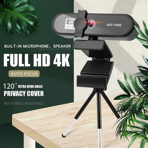 4k Beauty Autofocus 1080p Computer Camera HD Network USB Live Webcam 2k Driver-free