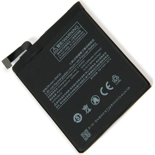 5pcs/lot BM39 Battery For Xiaomi Mi 6 Mi6 Replacement Phone Batteries 3250mAh High Capacity battery for xiaomi 6