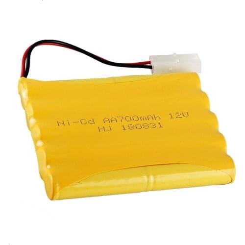 700mah 12v Rechargeable Battery For Rc toys Cars Tanks Robots Gun NiCD Battery AA 12v 700mah Batteries Pack For Rc Boat 1PCS