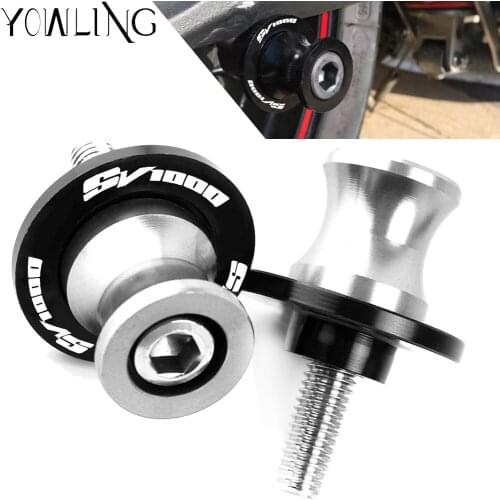 Motorcycle accessories Swingarm Spools slider stand screws For SUZUKI V-Strom 10000 SV SV1000 SV1000S 2003 2004 2005 2006 2007
