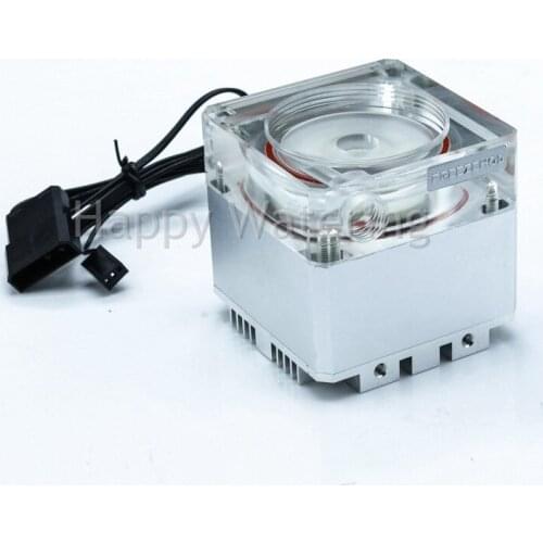 White Super Quiet DC 8W 800L/H Flow Mini Water Pump 12V with 4M Lift Water Cooling Pump