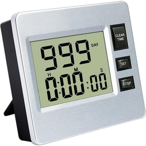 DIGITAL LCD CLOCK COUNT DOWN TIMER COOK LOUD ALARM KITCHEN BAKERY SPORT SPA COUNTDOWN