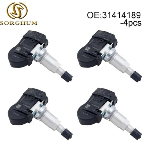 4pcs 31414189 Tire Pressure Monitor Sensor Fits For Volvo C30 C70 S40 S60 S70 S80 V40 V50 V60 V70 XC60 XC70 XC90