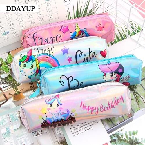 DDAYUP Pencil Cases With Unicorn China