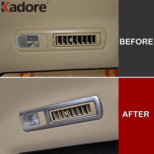 For Toyota Highlander 2014 2015 2016 2017 2018 2019 Car Reading Lights Interior Dome Lamp Decoration Frame Cover Trim