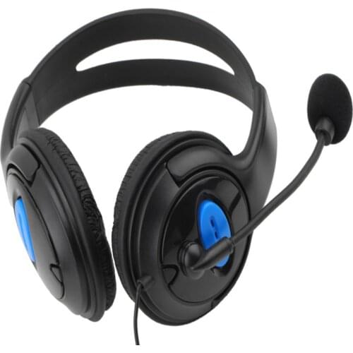 Gamers Koptelefoon Voor Sony PS4 Headset Foy Playstation 4 Wired Gaming Koptelefoon Met Microfoon Mic Stereo Avondmaal Bass Hoof