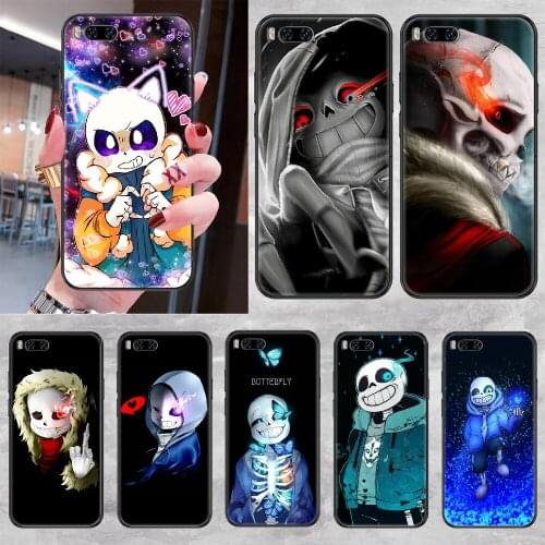 Game undertale sans Phone case For Xiaomi Mi Max Note 3 A2 A3 8 9 9T 10 Lite Pro Ultra black fashion prime silicone shell pretty
