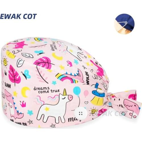Scrubs caps Pet shop hats Cleaning cap Wholesale prices cotton High Quality pet grooming nursing work hats