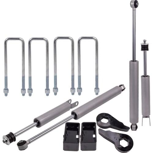 3" Suspension Lift Kit Stem Bushing for GMC 1500 Silverado 6 Lug 1999-2006