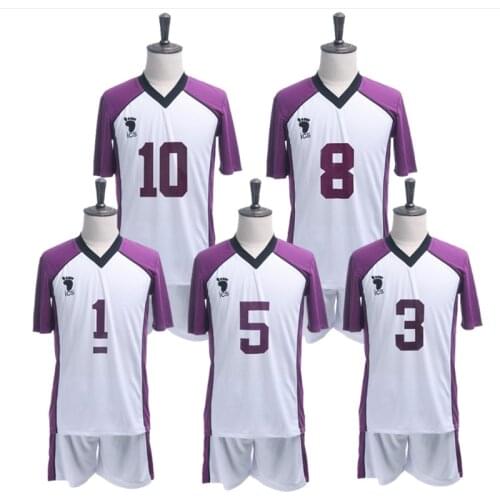 Shiratorizawa Academy Tendou Satori Uniform Cosplay Costume Halloween Carnival Women Men Full Set