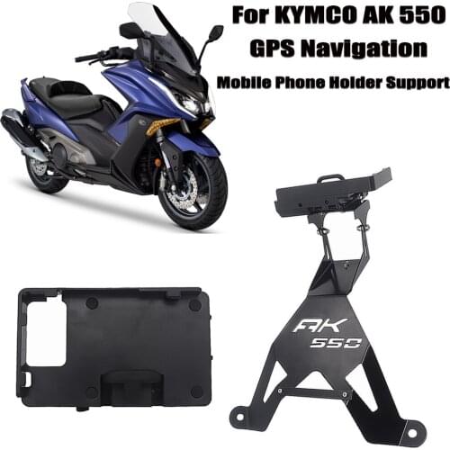 For KYMCO AK 550 AK550 ak550 Motorcycle Bracket Mobile Phone GPS Board Bracket Mobile Phone Holder USB