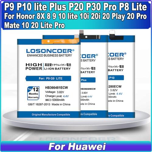 LOSONCOER Huawei Honor 7C Phone Batteries