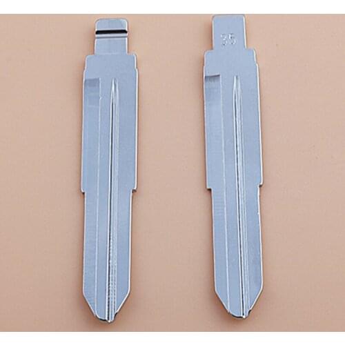 DAKATU Metal Blank Uncut Flip KD VVDI JMD Remote Key Blade Type #35 fFor Suzuki For Alto Landwind Flip KEY BLADE