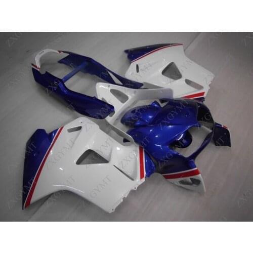 Plastic Fairings for Honda VFR800 1998 - 2001 Blue White Abs Fairing for Honda VFR800 2001 Fairings VFR 800 1998