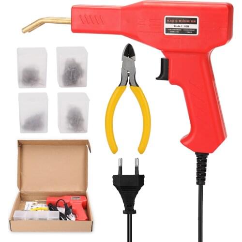 Handy Plastics Welders Garage Tools Hot Staplers Machine Staple PVC Repairing Machine Car Bumpers Repairing Stapler Welding Tool