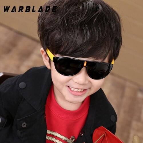 2018 Fashion Kids Polarized Sunglasses Brand Designer Children TR90 Frame Round Sun Sunglasses Boys Girls Eyewear WBL