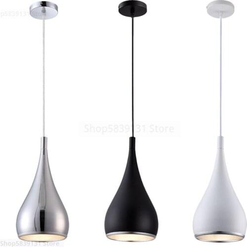 Modern Pendant Light LED Kitchen Hanging Lamps E27 Hanging Light for Home Deco Living Room Pendant Lights Loft Lighting Fixtures