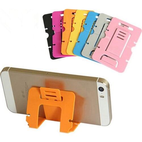 1pc Universal Stand Card Phone Holder For iphone Accessories Support For Samsung Suporte Holder Stand Mount for xiaomi huawei