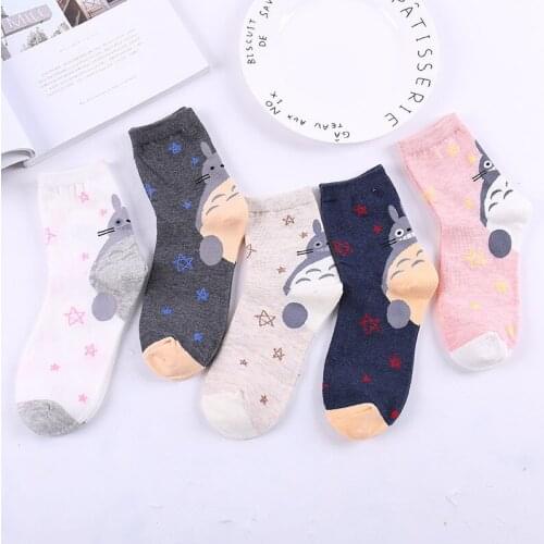 YSMILE Y Fashion New Women Cartoon Socks Casual Daily Lovely Ankle Sock Personality Soft Cotton Sock For Female Girl