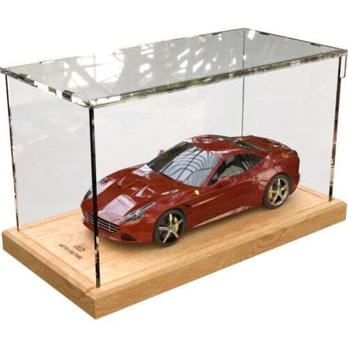1:24 car alloy car model simulation car decoration display gift box collection gift display frame die-casting model dust cover
