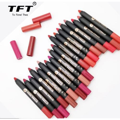 1PC Moisturizing Matte Velvet Lipstick Matte Lip Liner Lip Gloss Pencil Waterproof & Long-lasting Liner Lip Beauty Makeup Tools