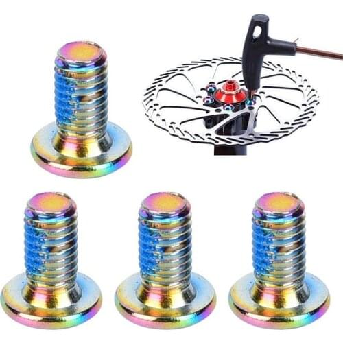 12Pcs M5x11.5 MTB Road Bike Bicycle Disk Brake Rotor Bolts Steel T25 Torx Screws Bicycle Cycling Equipment Accessories