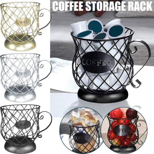 2021 Coffee Pod Holder For Dolce Gusto Cup-shaped Display Cup-shaped Rack Stainless Steel Tower Stand Storage Shelves