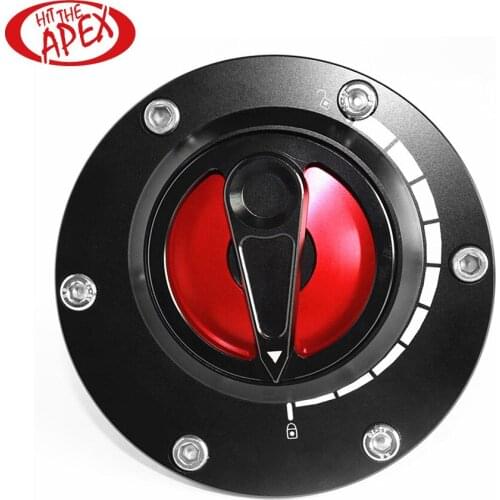 CNC Motorcycle FUEL CAP/GAS TANK CAP For KAWASAKI Z300 Ninja250 ABS Nimble Quick Lock Aluminum Keyless Twist off Gas Cover