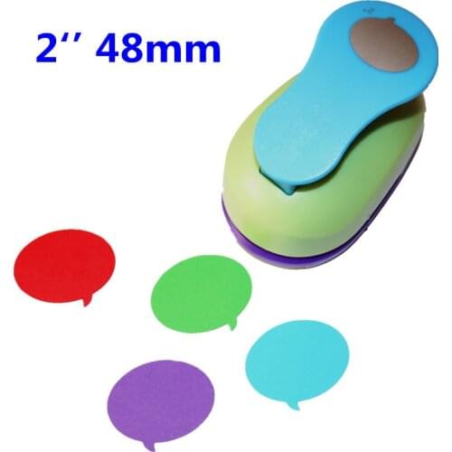 2 inch (4.6cm) Dialog box design craft punch paper hole punches for DIY scrapbooking punches eva foam punch