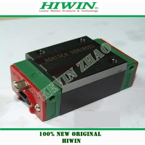 HIWIN Taiwan made HGH15CA linear bearing sliding block for HGR15 15mm linear guide for CNC Router