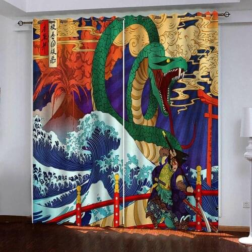 Exquisite portrait cartoon Photo Custom size 3D Curtains animal living room kids room curtains decor Blackout curtain