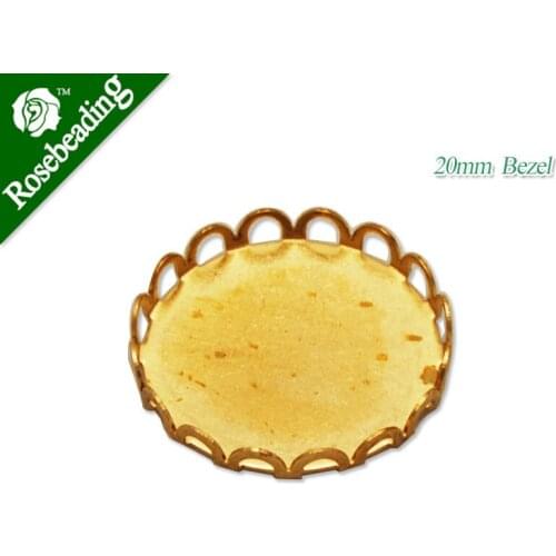 20MM Brass round Chest basin,raw brass,lead and nickle free,cabochon bezel settings,Pendant Settings,sold 50pcs per lot
