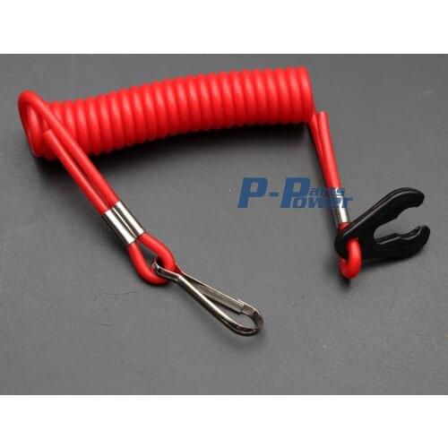 Boat Outboard Engine Motor Kill Stop Switch Safety Tether Cord Lanyard for Honda Yamaha Kawasaki NEW