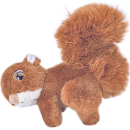 Cute Simulation Squirrel Plush Stuffed Animal Doll Home Sofa Decor Kids Toy Gift