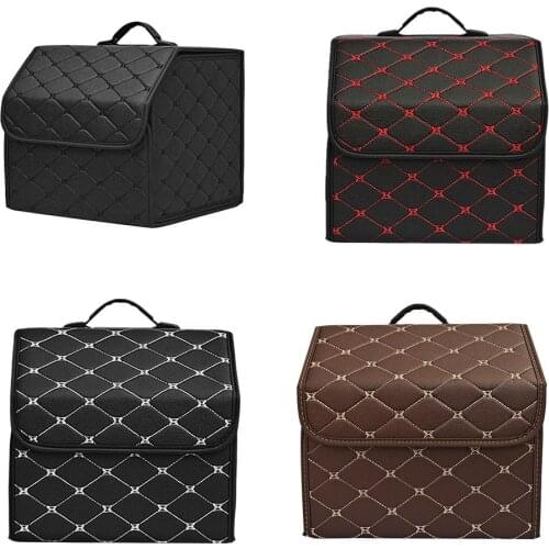 Multipurpose Collapsible Car Trunk Storage Organizer With Lid Portable Car Storage Bag Car Trunk Organizer