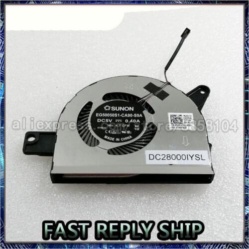 SHELI for Dell Latitude 5580 laptop cpu cooling fan cooler DC28000IYS0 EG50050S1-CA90-S9A 09VK27 9VK27