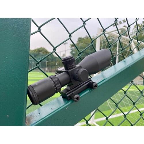 2.5-10x40 Rifle Scope with Red Laser 20mm mounts Combo Optical Sight with Illuminated Red Green Mil-dot Crosshair for Hunting