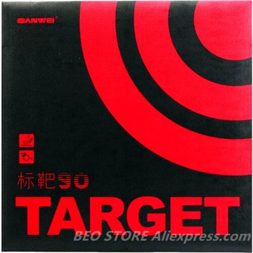 SANWEI TARGET Table Tennis Rubber with Original SANWEI TARGET ping pong sponge