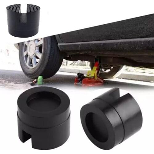 Floor Slotted Car Rubber Jack Pad Frame Protector Adapter Jacking Tool Pinch Weld Side Lifting Disk for Lexus Subaru Fiat Volvo