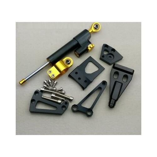 Motorcycle Steering wheel Damper Stabilizer with Bracket Full Set for Kawasaki ER6N 09-12 ER6F 05-11