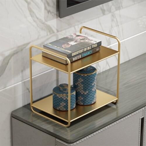 Storage Rack Desktop Shelf INS Simple Nordic Style Modern Metal Material Small-Bookcase For Students