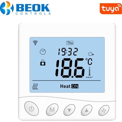 Beok Gas Boiler Controller Wifi Thermostat Smart Room Heating Temperature Regulator Remote Control Programmable TR33